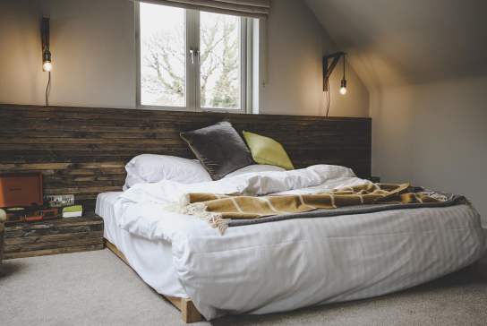 A bedroom suite at Finn Lough