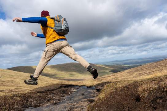 Mourne Mountain Adventures man leaping