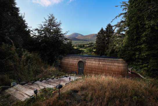 Path to Glamping Cabin at Enniskeen Estate, County Down