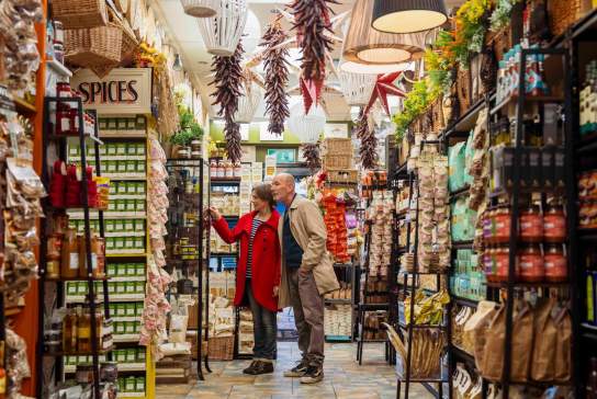 Market Shopping Couple Belfast