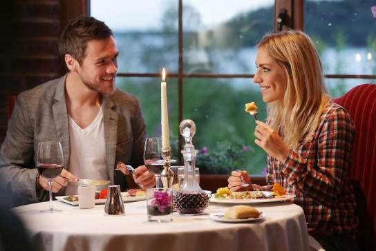 Food Restaurant Couple Dinner