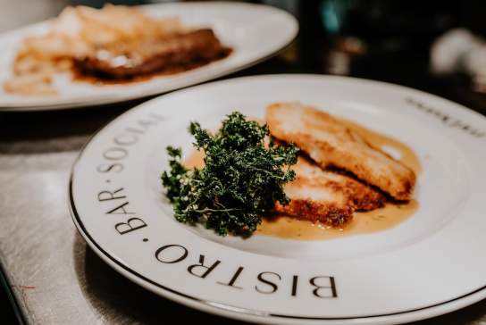 Flat of food at mrDeanes