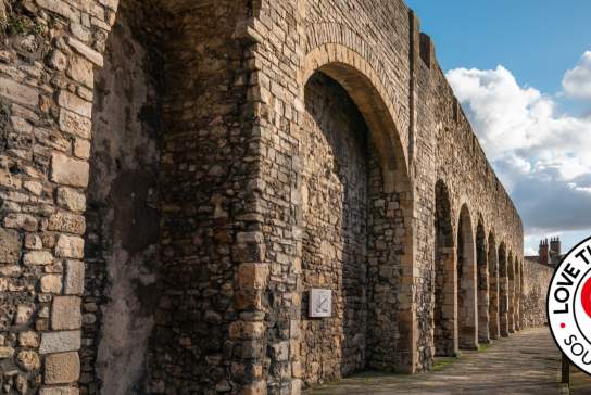 Medival walls in Old Town