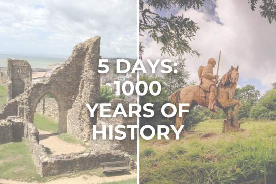 A thousand years of history in 5 days on the Sussex coast