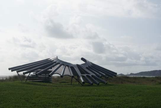 Sculpture at Blackpill
