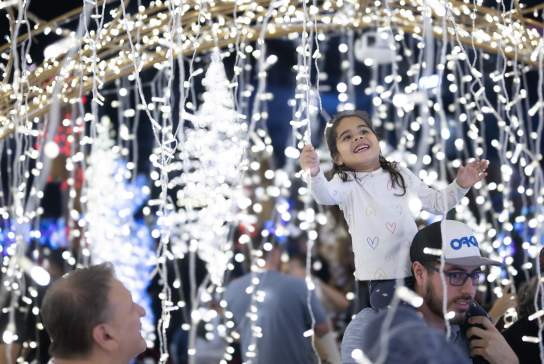Classic Christmas Alpine Adventure Lights Up Houston