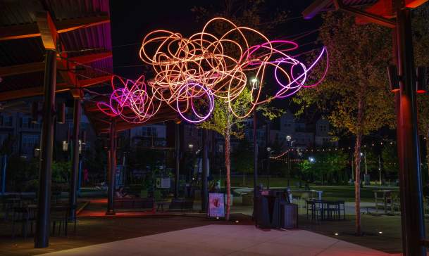 ARTober Peachtree Corners Town Green Art Installation