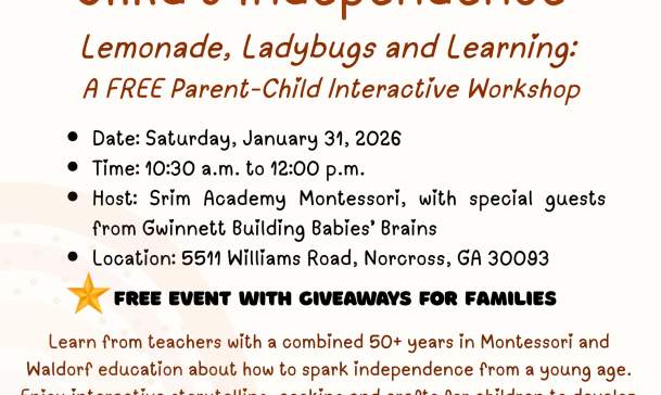 Fostering Your Child’s Independence: Parent-Child Interactive Workshop