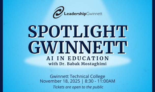 Spotlight Gwinnett: AI in Education with Babak Mostaghimi