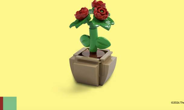 Build a LEGO® Mother's Day Flower and take it home with you!