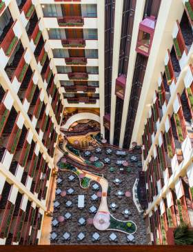Embassy Suites Lobby View Down