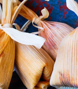 Hand Wrapped and Tied New Mexican Tamales