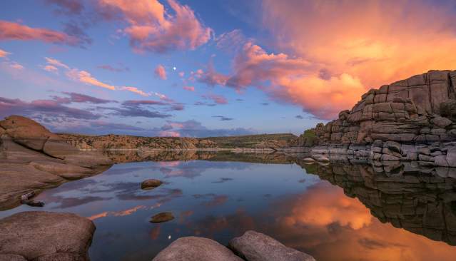 Sunset at Watson Lake - Experience Prescott