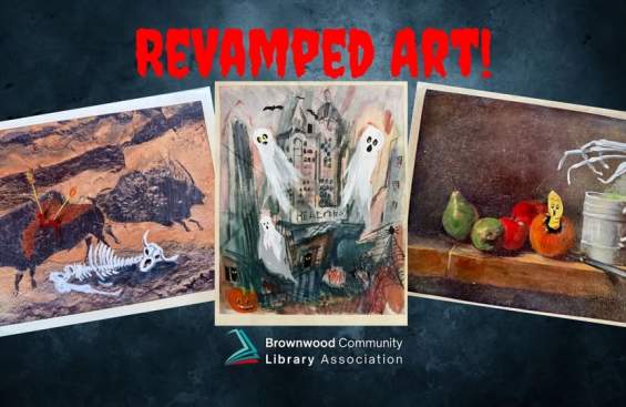 ReVamped Art: Remix Vintage Art With A Spooky Twist at Brownwood Public Library