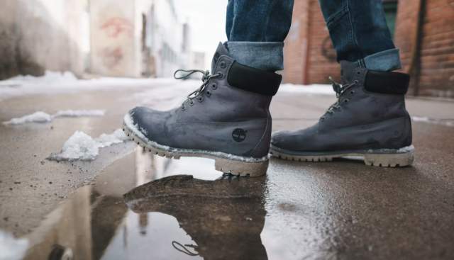 Paved sections for a winter walk