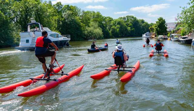 Moose Canoe Hire, Water bikes