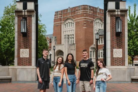 Purdue  University State and Grant Street Gateway