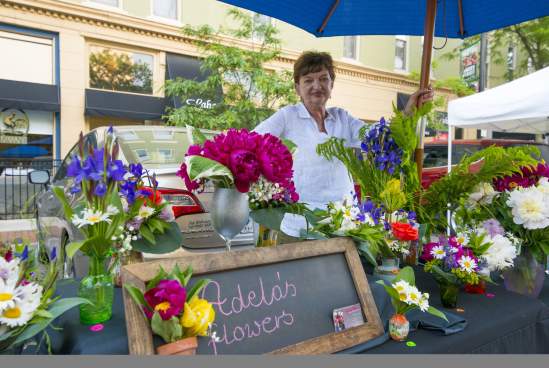 Adela's Flowers at DT Farmers Market