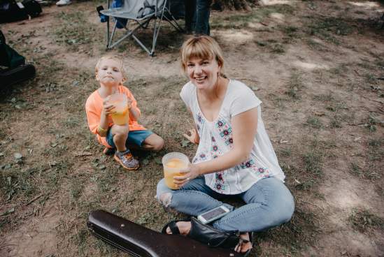 Smiling faces at Fiddlers 2019