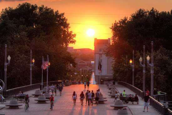 Sunset at Myers Bridge