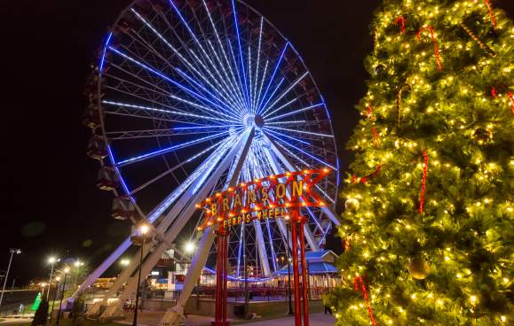 Christmas Tree The Track Ferris Wheel