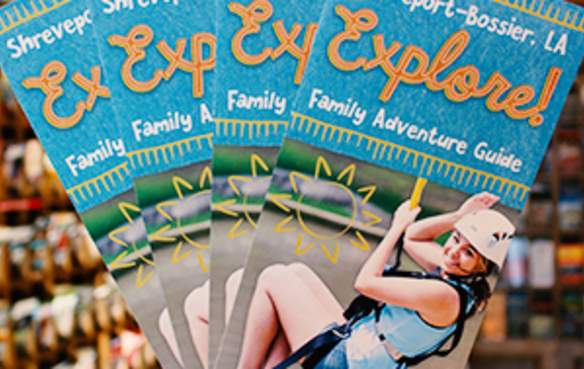 Shreveport-Bossier's Family Adventure Guide brochures