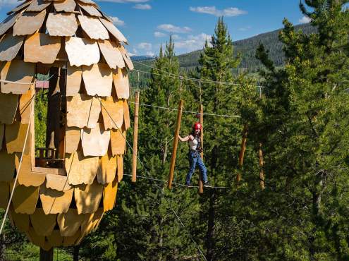Snow Mountain Ranch Aerial Challenge Course 3 - Granby, Colorado