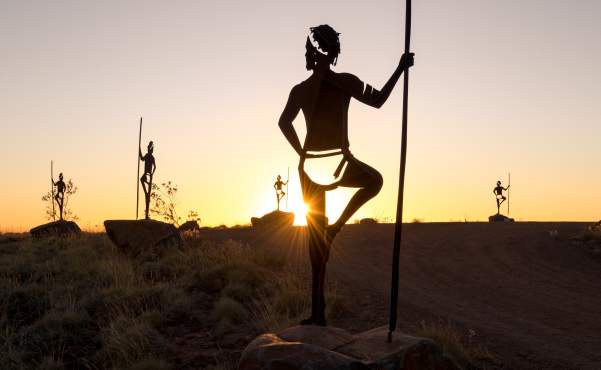 Sculptures in the Outback