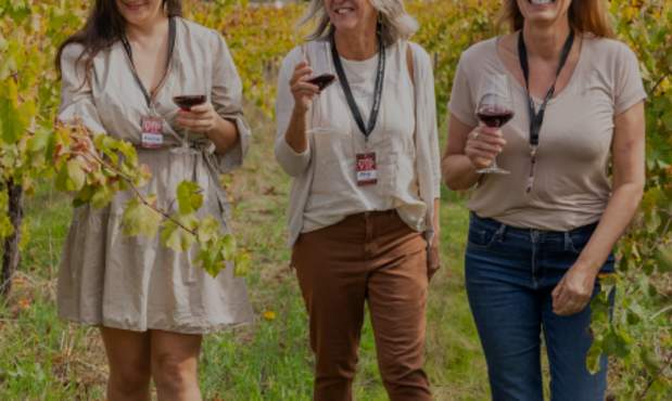 Women in vineyard