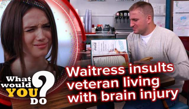Waitress insults veteran living with brain injury | WWYD