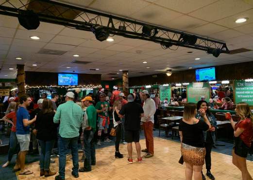 People socializing at MacKenzie's Pub