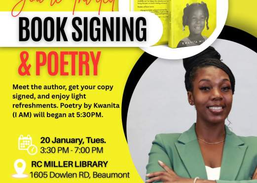 Local Author, Kwanita Wiley "Born Grieving", Book Signing