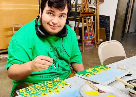 Adaptive Art Class at TASI