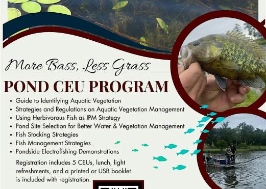 Pond Program - More Bass, Less Grass 5 Hour CEU Program