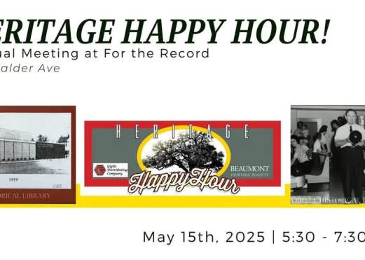 Heritage Happy Hour - For the Record