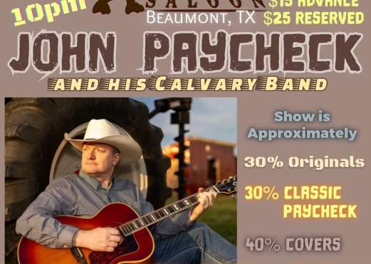 John Paycheck Live on the inside stage!