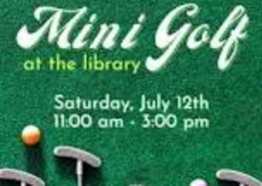 Mini Golf at the Library