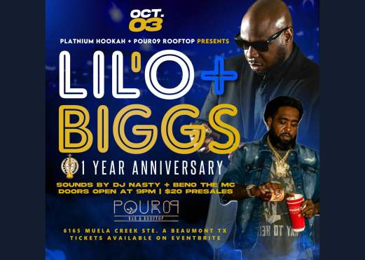 LIL 'O + BIGGS 1 YEAR ANNIVERSARY