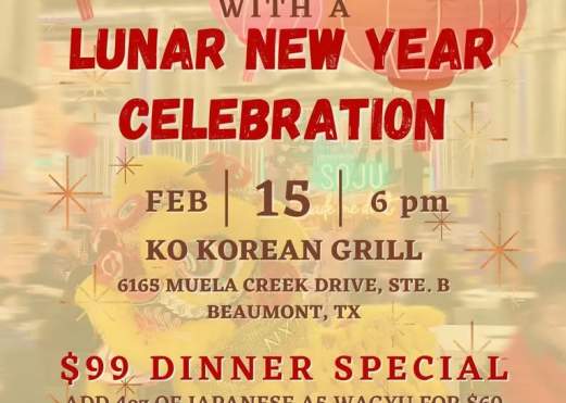 ✨Valentine’s Weekend meets Lunar New Year at KO Korean Grill 🐉❤️
