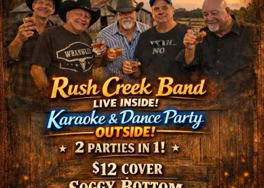 Rush Creek inside / Karaoke Party outside