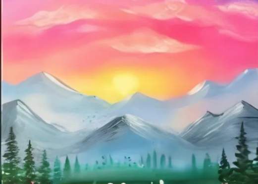 Blissful Mountain Flowers