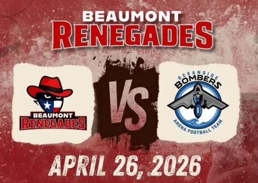 Beaumont Renegades Vs. Oceanside Bombers