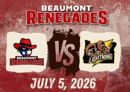 Beaumont Renegades Vs. Oregon Lightning