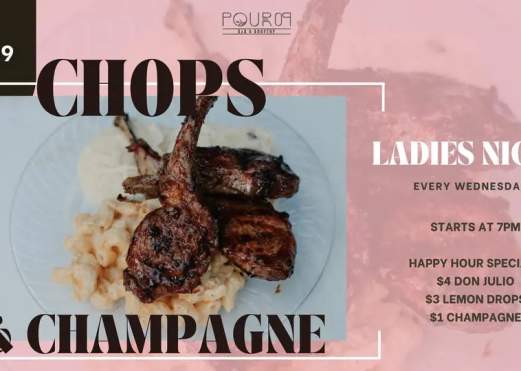 LADIES NIGHT WEDNESDAYS- LAMB CHOPS SPECIAL