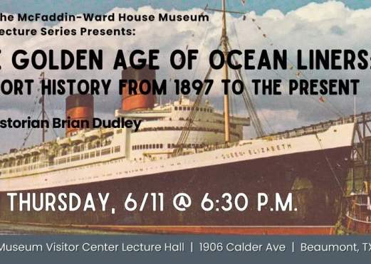 Lecture – The Golden Age of Ocean Liners: A Short History from 1897 to the Present