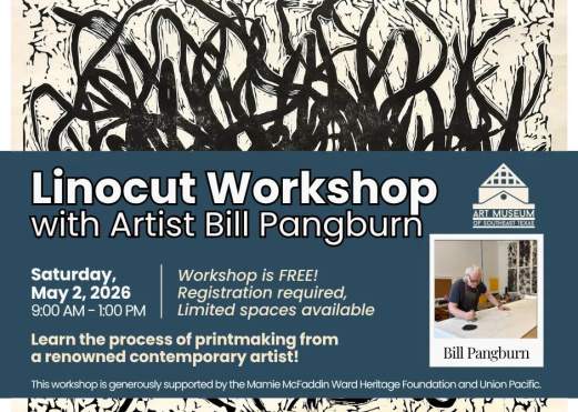 Linocut Workshop with Bill Pangburn @AMSET