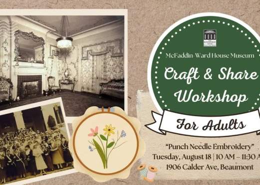 Craft & Share Workshop for Adults – Punch Needle Embroidery