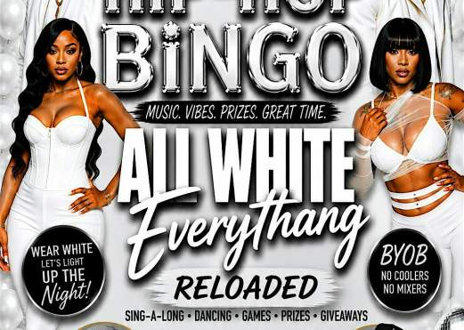 R&B and Hip-Hop Bingo  -  All White Everythang - Reloaded