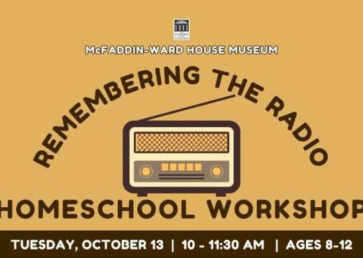 Homeschool Workshop – Remembering the Radio