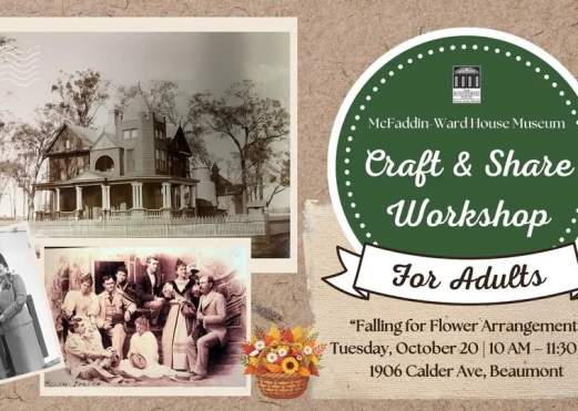 Craft & Share Workshop for Adults – Falling for Flower Arrangement